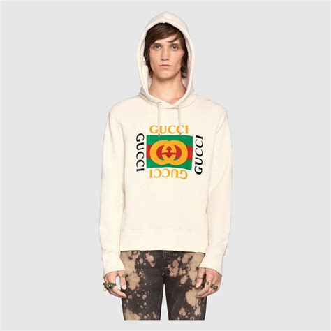 sweats gucci|oversize sweatshirt with gucci print.